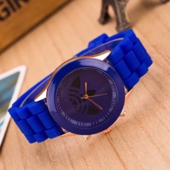 adidas Other - Unisex Royal Blue Trefoil Sports Fashion Watch